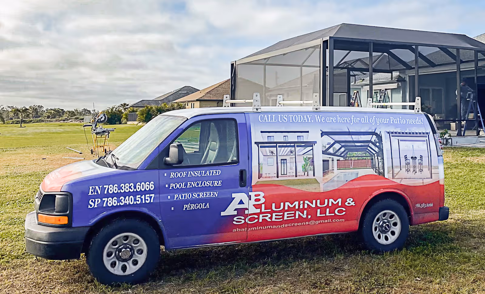 AB Aluminum & Screens service team
